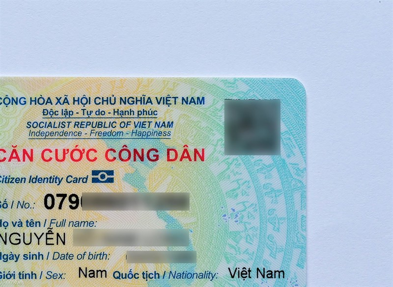 Căn cước công dân gắn chip Căn cước công dân gắn chip