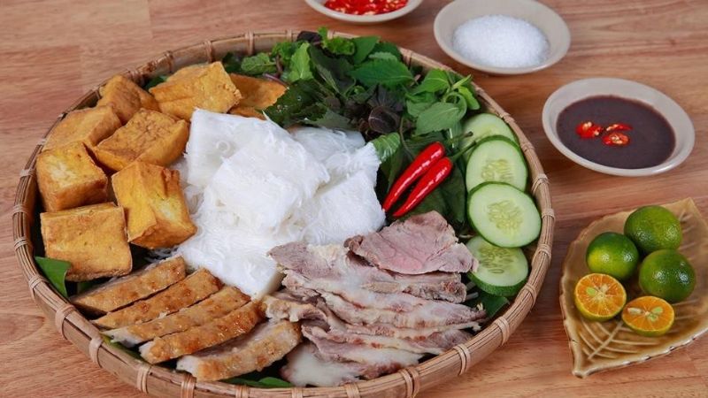 Bún đậu mắm tôm Thằng Bờm