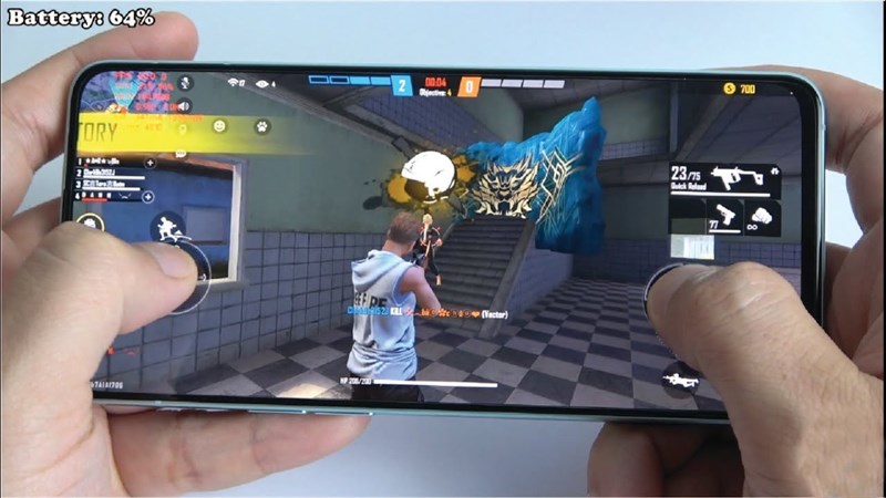 Ảnh minh họa test game PUBG trên OPPO Reno6 5G