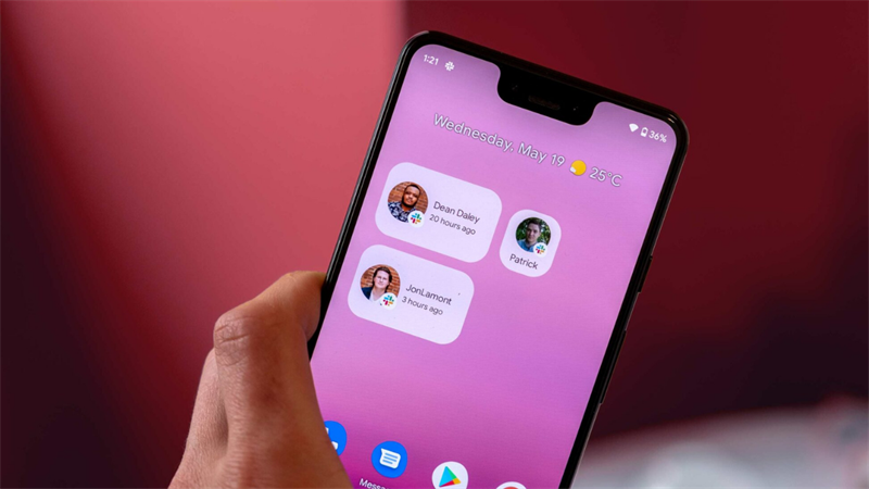 Bộ widget được thay đổi đẹp mắt hơn. Nguồn: Mobile Syrup