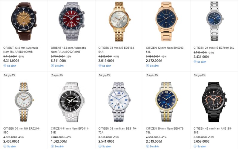 Những mẫu đồng hồ thời trang đáng mua nhất dịp sale Black Friday, bạn sẽ chọn mua đồng hồ Nhật Bản hay đồng hồ US - UK?