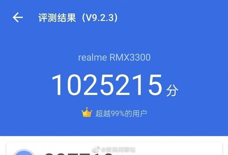 Realme GT 2 Pro chạy chip Snapdragon 8 Gen1 đạt hơn 1 triệu điểm AnTuTu Realme GT 2 Pro chạy chip Snapdragon 8 Gen1 đạt hơn 1 triệu điểm AnTuTu