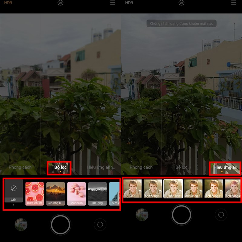 Sử dụng filter, bộ lọc