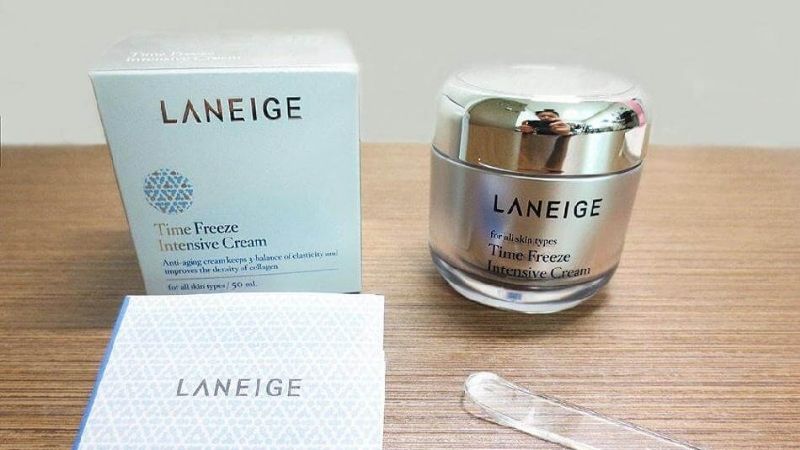 Laneige Time Freeze Intensive Cream được bán trên website chính hãng của Laneige