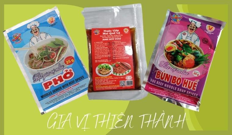 Với gia vị nêm sẵn Thiên Thành cho món ăn thơm ngon chuẩn vị truyền thống