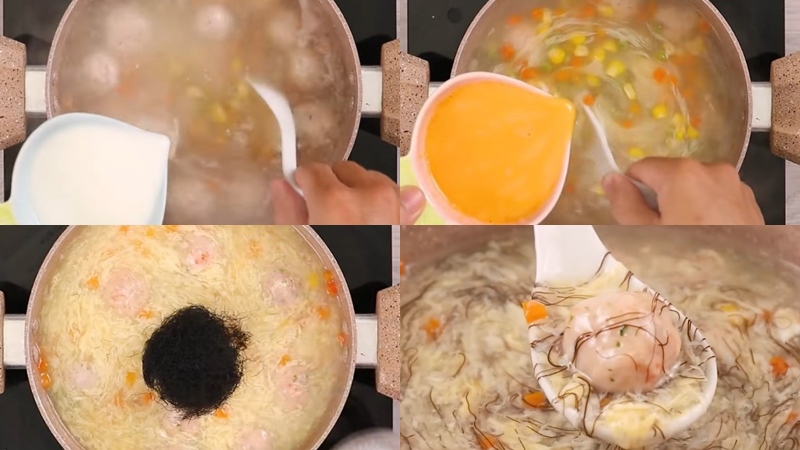 Các bước nấu nước súp