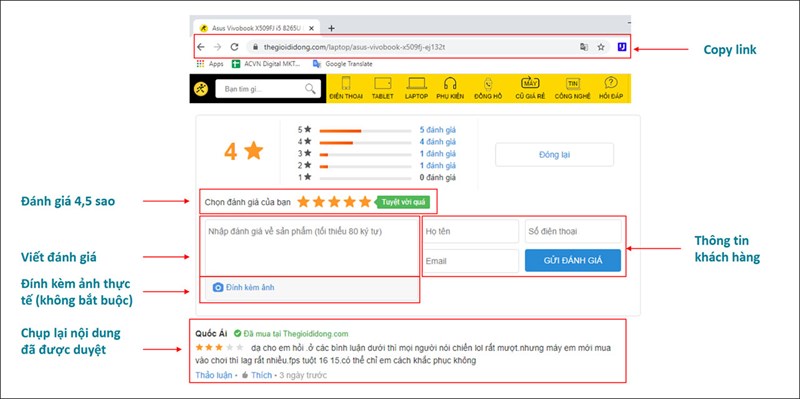 Chương trình Voice Up ASUS: Đánh giá sản phẩm và nhận quà liền tay Chương trình Voice Up ASUS: Đánh giá sản phẩm và nhận quà liền tay