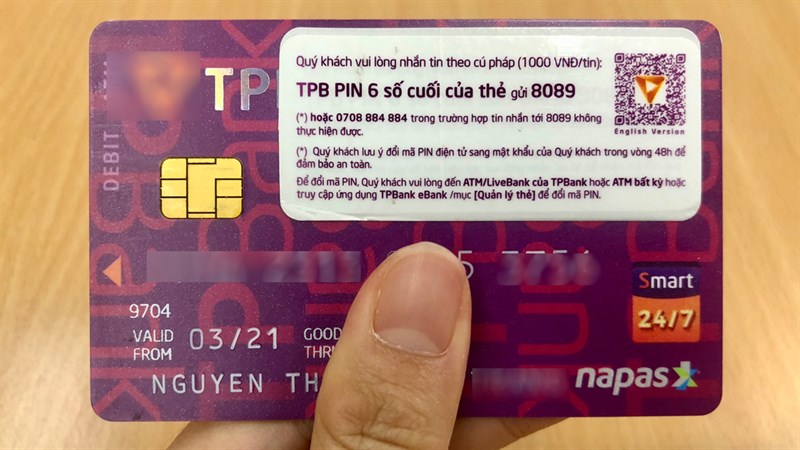 Thẻ ATM gắn chip