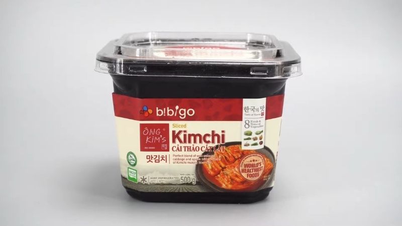 Kim chi cải thảo cắt lát Bibigo Ông Kim’s hương vị truyền thống Hàn Quốc