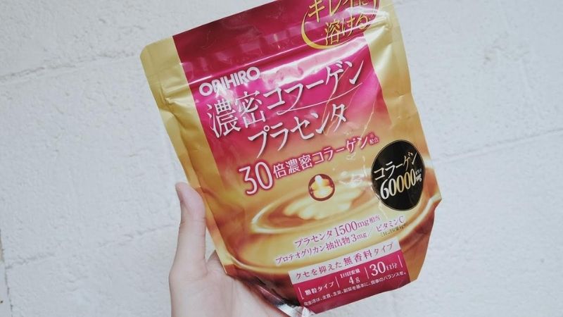 Bột collagen nhau thai cừu Orihiro Nhật Bản