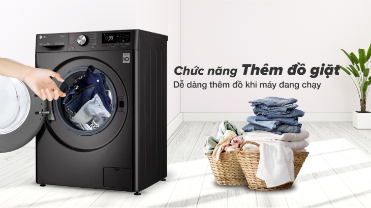 Chức năng thêm đồ trong khi giặt 