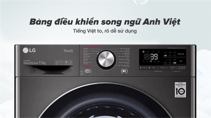 Bảng điều khiển song ngữ Anh - Việt