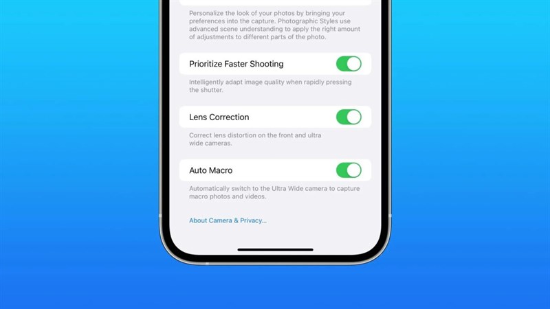 Tính năng Macro trên iOS mới nhất