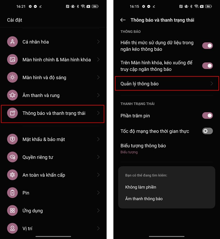 cách sử dụng tính năng thông báo trên Android 12 hiệu quả