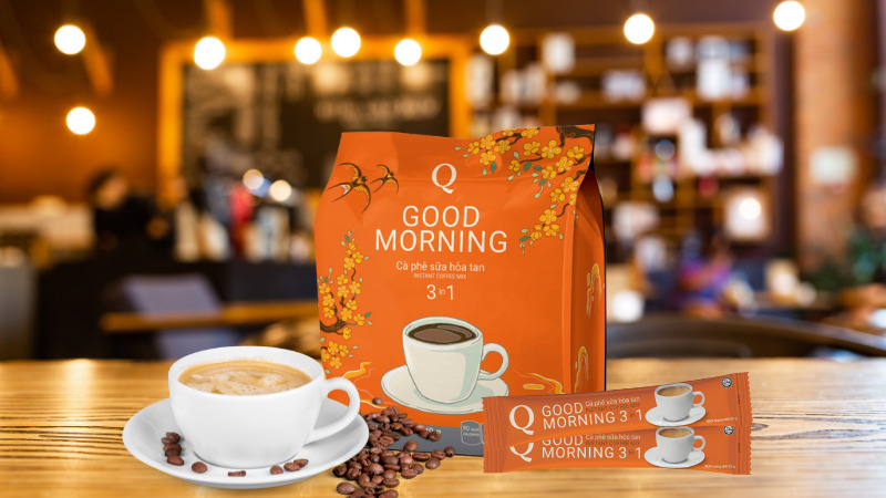 Cà phê hòa tan 3in1 Q Express Good Morning