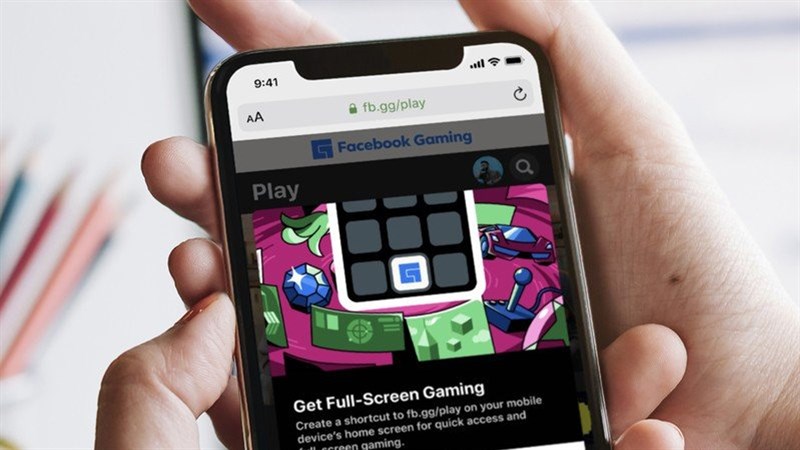 Cách vào Facebook Gaming nhanh trên iPhone