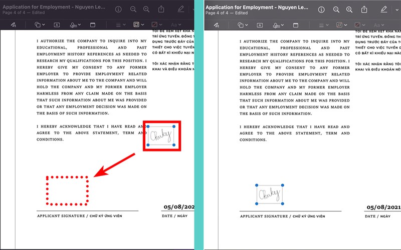 Cách tạo và chèn chữ ký vào file PDF trên MacBook