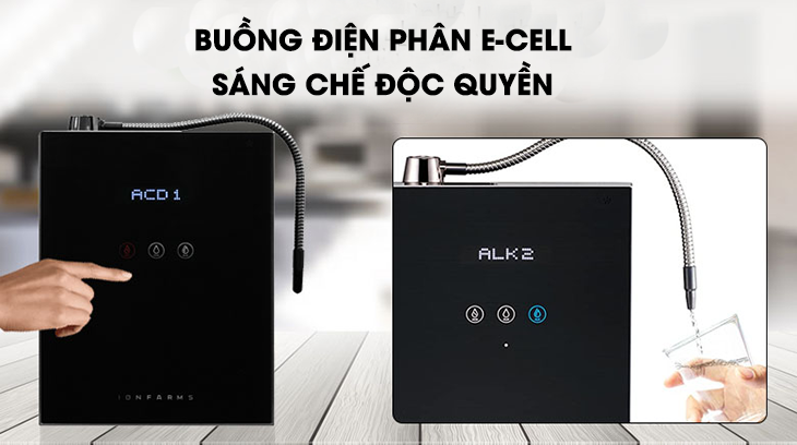 Buồng điện phân E-CELL sáng chế độc quyền.