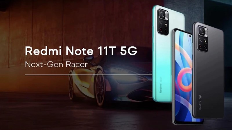 Redmi Note 11T 5G ra mắt: Dùng chip Dimensity, pin 5.000mAh, sạc nhanh tới 33W mà giá rất bình dân