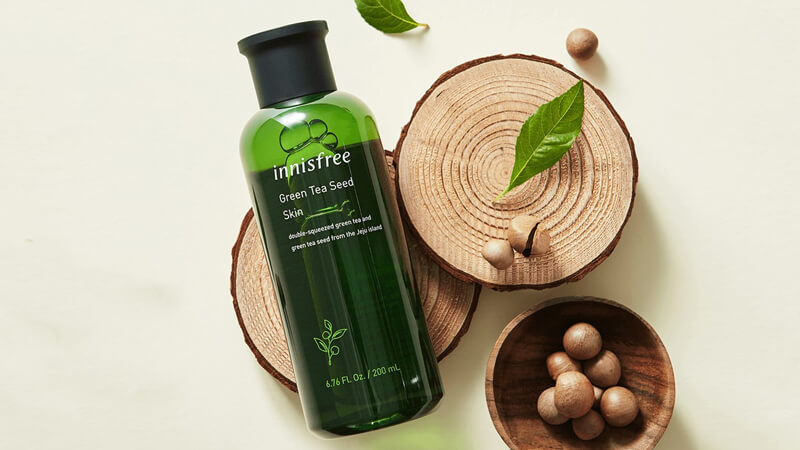 Nước hoa hồng Innisfree Green Tea Moisture Skin