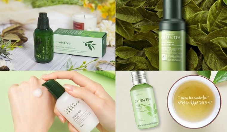 5 loại serum chiết xuất trà xanh trị mụn được review tích cực nhất