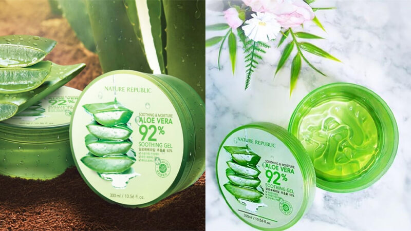 Aloe vera gel also brings significant hair nourishing effects