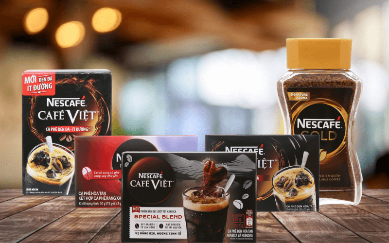 Nescafe cà phê đen hòa tan