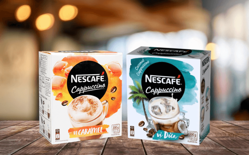 Nescafe cà phê Capuchino