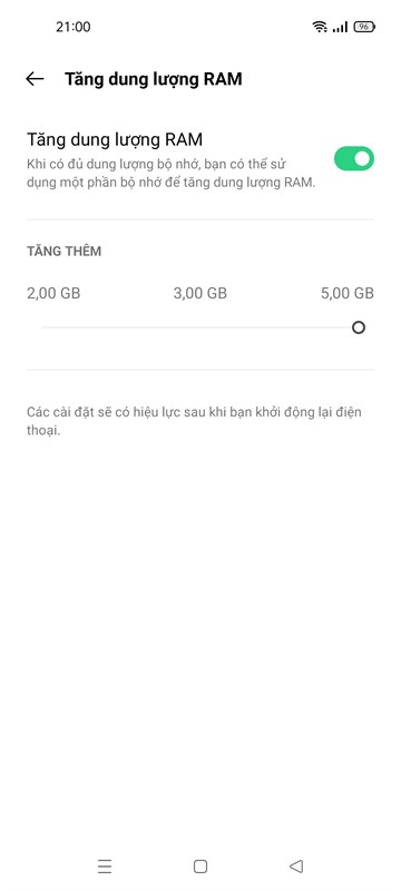 Tính năng RAM ảo vô cùng độc đáo trên OPPO A95 4G.