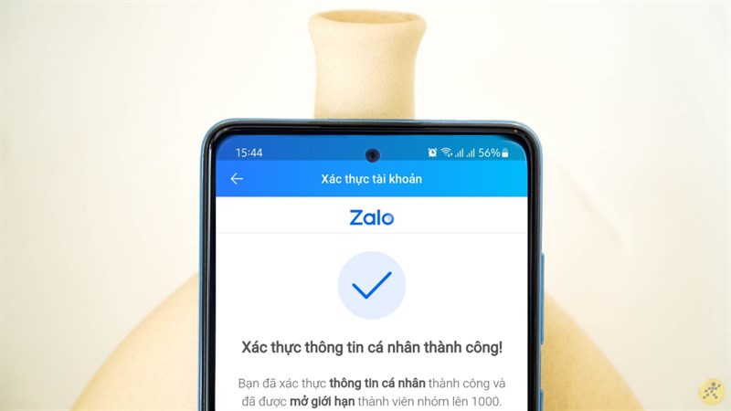 Cách xác thực tài khoản Zalo