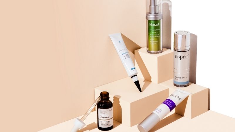 Một số sản phẩm retinol