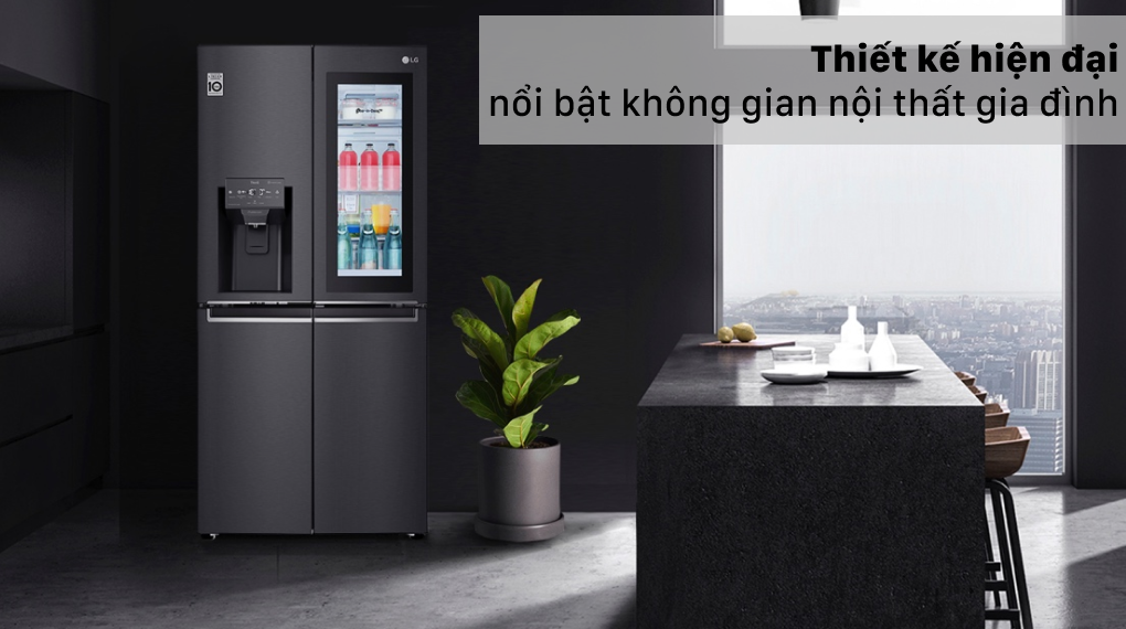 Tủ lạnh LG Inverter 496 lít GR-X22MB sở hữu thiết kế đẳng cấp, thời thượng