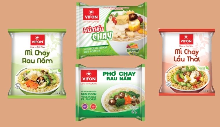 Review top 4 đồ chay ăn liền Vifon ngon bán tại Bách hóa XANH