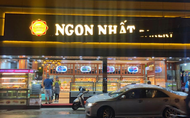 Không gian tiệm bánh Ngon Nhất bakery