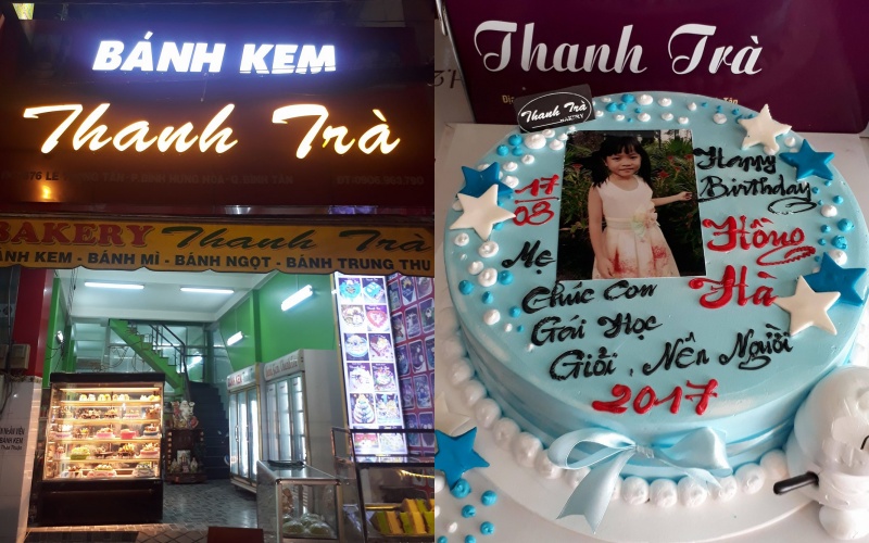 Không gian tiệm bánh Thanh Trà