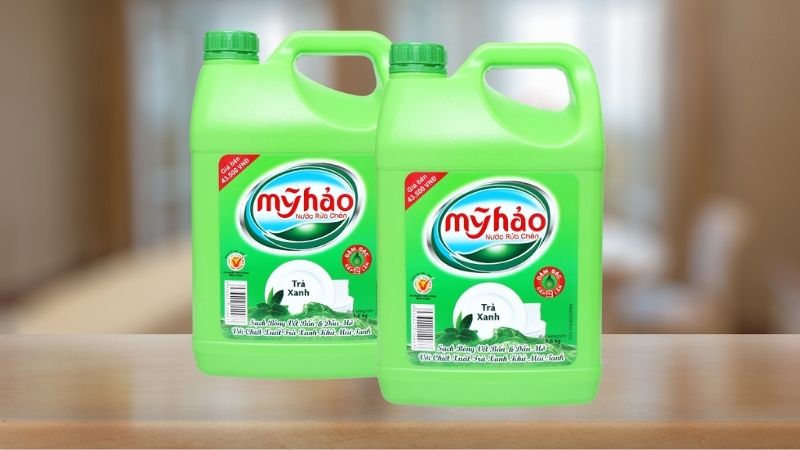 Nước rửa chén Mỹ Hảo hương trà xanh