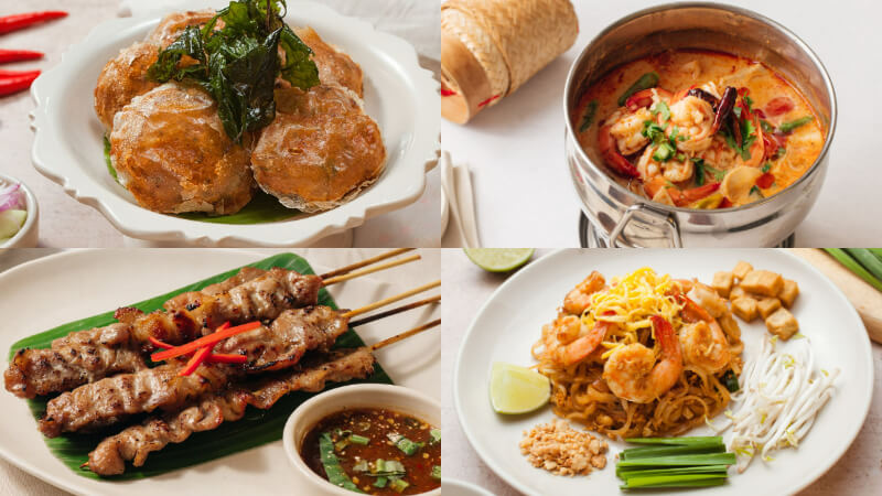 Quán bán các món ăn Thái với hương vị thơm ngon đậm đà chuẩn vị Thái