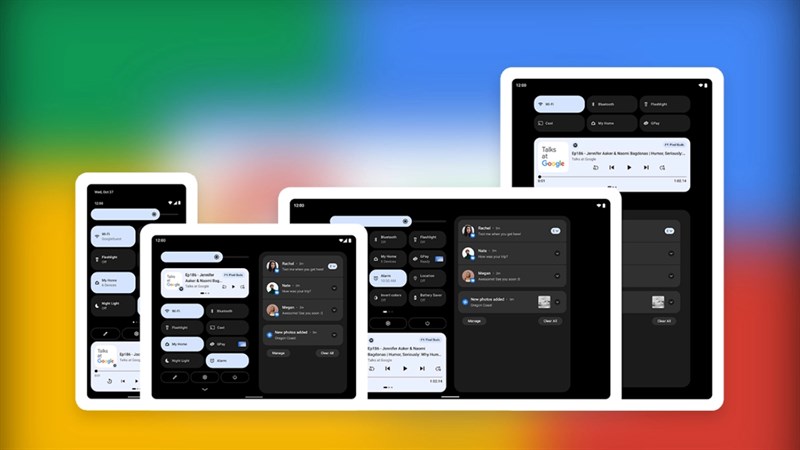 Hình ảnh được cho là giao diện của Android 12L