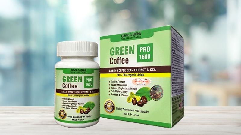 Viên uống giảm cân Green Coffee Pro 1600
