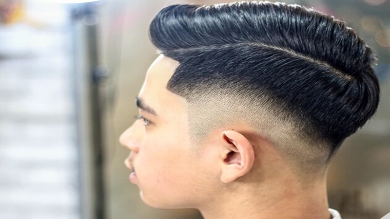 Kiểu tóc Pompadour đẳng cấp phái mạnh  Barber Shop Vũ Trí