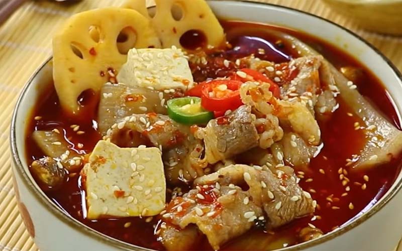 Miến chua cay Trùng Khánh thơm ngon, hấp dẫn