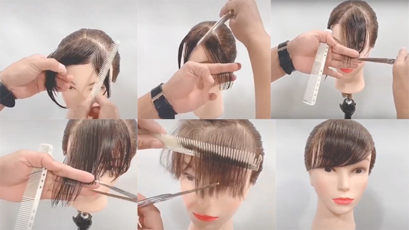 Hướng dẫn cách cắt tóc mái thưa hàn quốc tại nhà đơn giản và dễ thực hiện