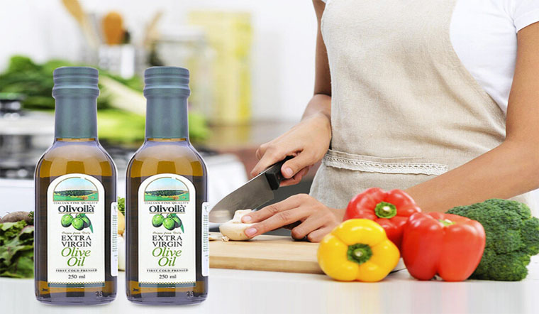 Chế biến món ăn ngon, dinh dưỡng với dầu olive cao cấp Olivoilà nhập khẩu từ Ý