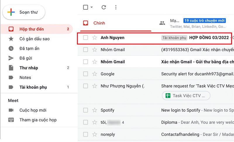 Cách liên kết nhiều tài khoản Gmail