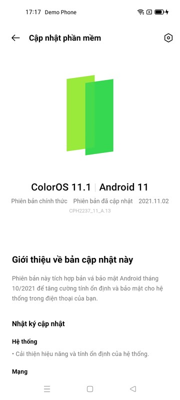 cách cập nhật Android 12 điện thoại Oppo