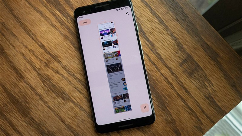 cách chụp màn hình cuộn trên Android 12 