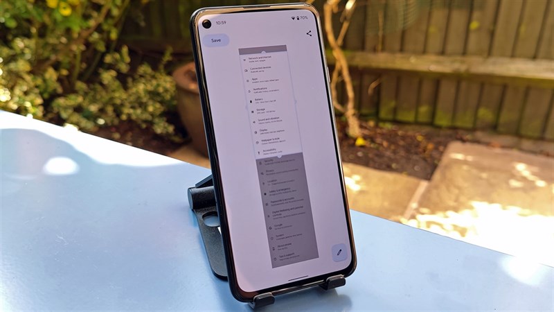 cách chụp màn hình cuộn trên Android 12 