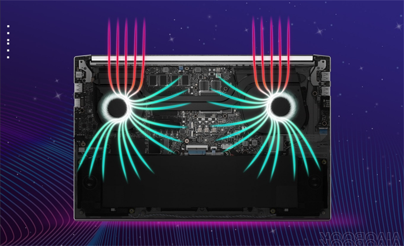 ASUS VivoBook Pro 15 OLED được trang bị công nghệ tản nhiệt ASUS IceCool Plus tiên tiến