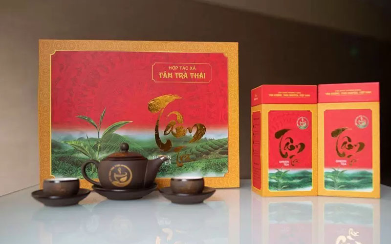 Set trà Thái Nguyên giản dị