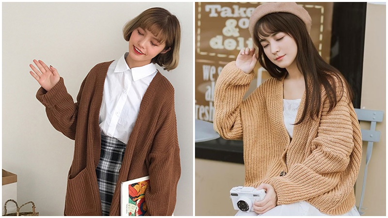 Trend đồ Tết 2025 là mặc áo cardigan